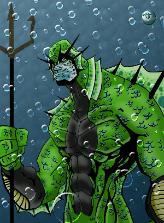 P'Sydon, ANGELCORPS Operative (TM and © 2008 Eric Linquist and Leading Edge Comics)